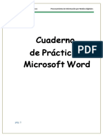 Cuadernillo de Practicas de Word