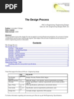 The Design Process: HNC in Engineering-Engineering Design Edexcel Unit: Engineering Design (NQF L4)