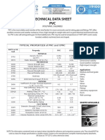 Technical Data Sheet PVC: (Polyvinyl Chloride)