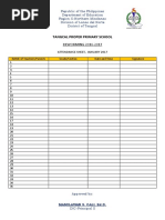 Attendance Sheet - Deworming JANUARY