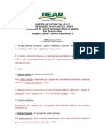 QAE II - Atividade 1 - PREPARAÇÃO 01 VOLUMETRIA Preparação e Padronização de Solução