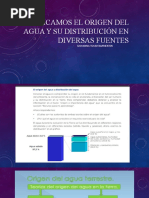 Explicamos El Origen Del Agua y Su Distribución-3° Y 4°