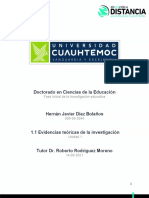 1.1 Evidencias Teóricas de La Investigación - Diaz - Hernan