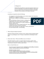 Test of Control And/or Substantive Procedure, Developed To Assess The Efficacy of Controls in