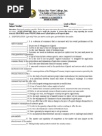 Applied Economics 2nd Periodic Exam