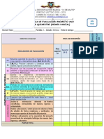 Rúbrica de Evaluación Proyecto 2do Año