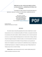 Contrato de Prestación de Servicios VS Contrato Realidad