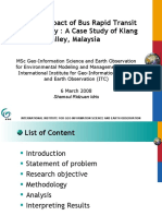 Slides: Modeling Impact of Bus Rapid Transit On Air Quality: A Case Study of Klang Valley, Malaysia