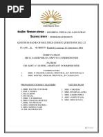 Question Bank of Multiple-Choice Questions 2021-22 CLASS X SUBJECT English Language & Literature