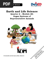 EarthAndLifeScience (SHS) - Q2 - Mod26 - Organ SystemsOfRepresentativeAnimals - V1