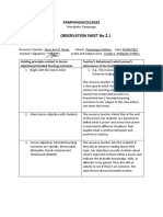 Observation Sheet No 2.1: Pampangacolleges