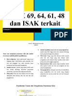 PSAK 69, 64, 61, 48 Dan ISAK Terkait