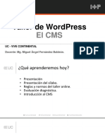 Sesión 1 El Cms