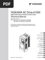 Yaskawa A1000 Tech Manual