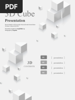 3D Cube Google Slides