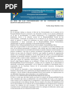 El Rol de Las Universidades en El Contexto de La Responsabilidad Social Carlos Jorge Sánchez Arza