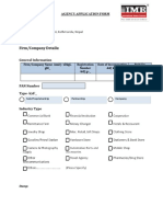 Agent Application Form