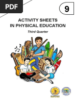 Activity Sheets in Physical Education: Third Quarter