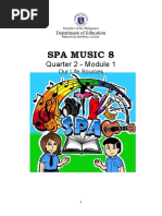 Spa Music 8: Quarter 2 - Module 1