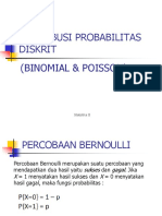 Distribusi Probabilitas Diskrit