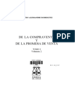 Alessandri Rodríguez Arturo de La Compraventa y de La Promesa de Venta Tomo I V 2