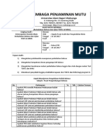 Instrumen Audit Kuliah Bahasa Dan Ujian Toefl Dan Imka