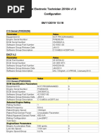 Cat Electronic Technician 2018A v1.0 Configuration: Parameter Value