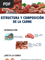 Estructura y Composición de La Carne