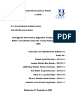 Investigación Sobre Gastos, Impuestos, Presupuesto y Deuda Pública en Guatemala (Situación Actual y Perspectivas para El 2,021)