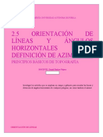 Métodos de Levantamiento y Medidas Directas Con Cinta Métrica y Balizas