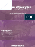 Theory of Culture Care