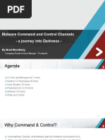 Malware Command and Control Channels - A Journey Into Darkness