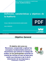 Sesión 1-Auditoría Objetivos Características