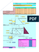 Design Gravity Retaining Wall Spreadsheet