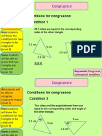 Conditions For Congruence