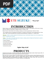 Maruti Suzuki Case Study