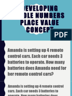 Developing Whole Numbers Place Value Concept