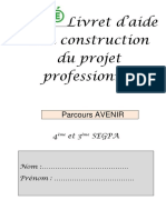 Livret D'aide À La Construction Du Projet Pro