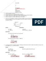 Statics of Rigid Bodies (Part 2) : ME 66 - FC (Learning Outcomes Appraisal For ME)