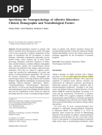 Beblo, Sinnamon & Baune - Specifying The Neuropsychology of Affective Disorders - Neuropsychology Reviews - 2011