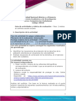 Guía de Actividades y Rúbrica de Evaluación - Unidad 1 - Paso 2 - Análisis de Conflictos Sociales Actuales