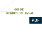 Informe II Metodo de Regresion Lineal