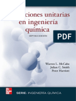 Operaciones Unitarias en Ingeniería Química (7a. Ed.) - by Harriot, Peter McCabe, Warren L. Smith, Julian C.