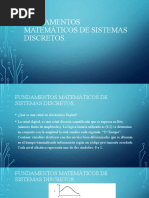 Fundamentos Matemáticos de Sistemas Discretos