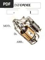 Informe Motor de Arranque