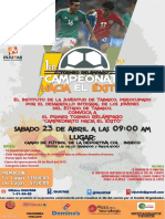 Convocatoria Torneo Relampago Campeonato Hacia El Exito Web2