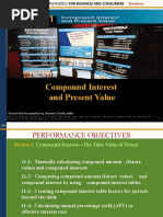 Compound Interest and Present Value: Powerpoint Presentation by Domenic Tavella, Mba