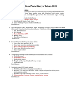 Sanitasi Desa Padat Karya Latihan Soal PDF