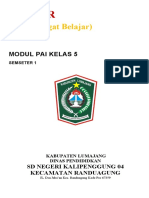 Modul PAI SD Kelas 5