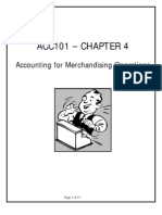 Accounting For Merchandising